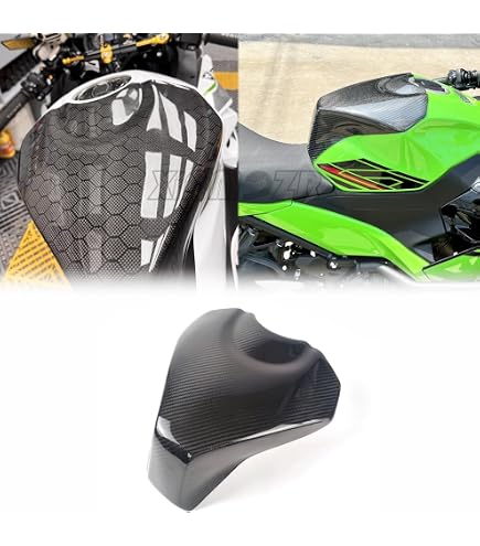 Amazon | タンク バイクパーツ カーボンファイバー タンクカバー に