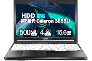 ノートPC A576/MS Office/Win 11/15.6型/10キー/日本語キーボード/Bluetooth/WiFi/第6世代インテルCeleron 3855U マウス付き ノートパソコン 4GB/500GB HDD(整備済み品)