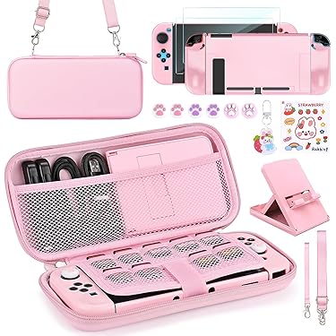 Nintendo Switch - 任天堂switch 本体 (持ち運びケース付き) Amazon.co.jp: Switch OLED ケース ニンテンドースイッチ