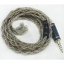 【JSHiFi-Jupiter】QDC4.4mmリケーブル 4芯金メッキと銀メッキとグラフェン線材 4.4mmイヤホンアップグレードケーブル 中華QDCイヤフォン Amazon | 【JSHiFi-Jupiter】QDC4.4mmリケーブル 4芯金メッキと銀