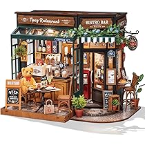 Amazon | Rolife ミニチュアハウスキット ドールハウス DIY LED 立体