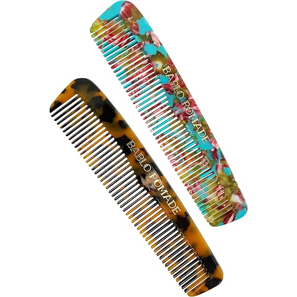 Amazon | BABLO POMADE コーム メンズ くし べっ甲 マーブル柄