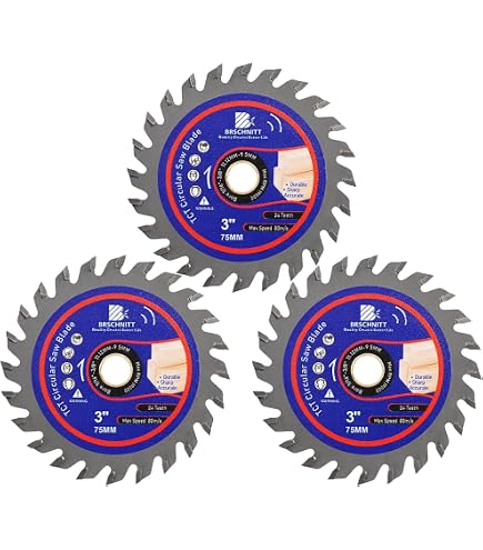 5 PCS 3" (75mm) TCT Circular Saw Blades - 24-Tooth Wood & Plastic Cutting Discs For Mini Angle Grinders, Arbor 9.5/11.12mm - View #8