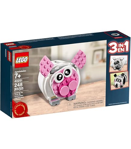 Amazon | LEGO 40155 ぶたの貯金箱 Pig Coin Bank | 貯金箱 | おもちゃ