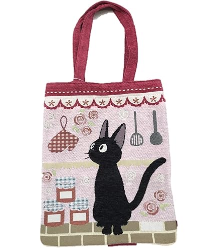 Amazon.co.jp: スタジオジブリ 魔女の宅急便 相良刺繍トートS ジジ