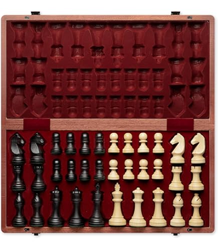 Chess Set - Tournament Staunton Complete No. 6 Board Game - Hand