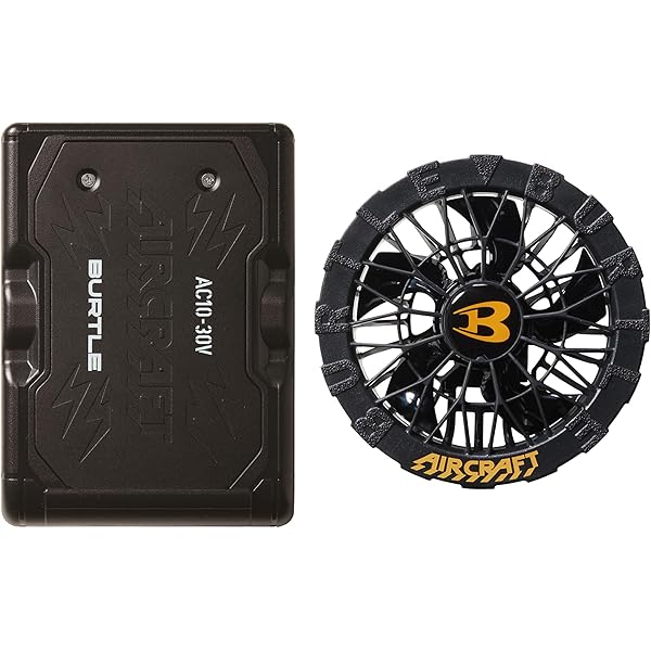 BURTLE AIRCRAFT AC260 13V 扇風機セット Amazon.co.jp: [2021年モデル]バートル 13Vリチウムイオンバッテリー