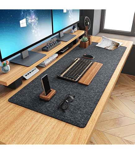 Amazon | GROVEMADE グローブメイド ウール デスクマット デスクパッド