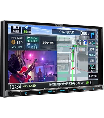 Amazon | ケンウッド カーナビ 彩速ナビ 7型 MDV-L407 専用ドラレコ  