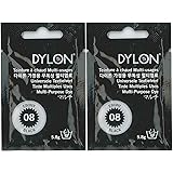 DYLON ダイロン マルチ (衣類・繊維用染料) 5.8g col.08 【２個セット】 エボニーブラック [日本正規品]