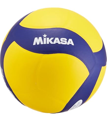 Amazon | [ミカサ] バレーボール バレー練習球4号 V460W-OP YBL 4号