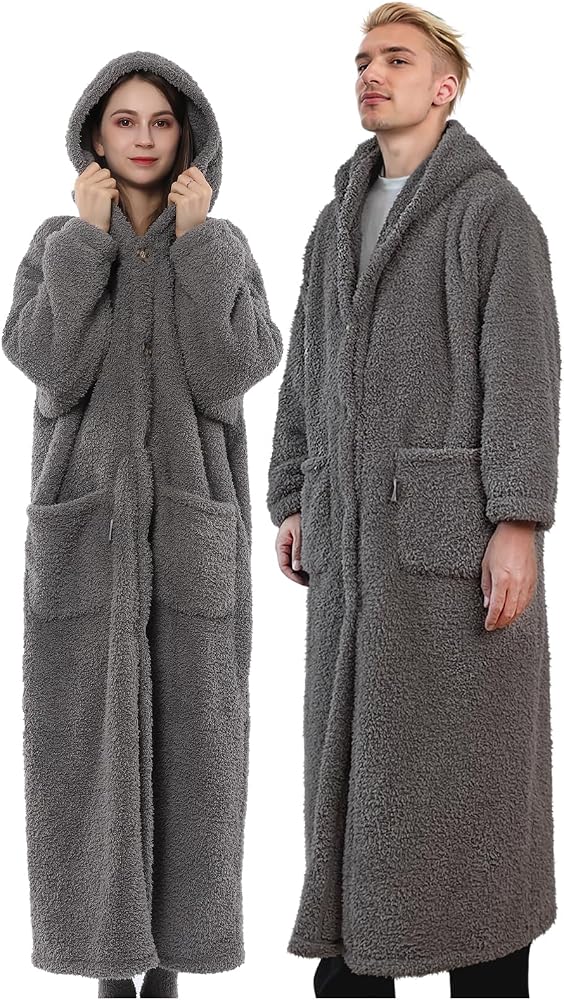 Lazy Sky 着る毛布 レディース 着る毛布 メンズ大きいサイズ 冬 男女兼用 話題沸騰中!フード ポケットボタン付