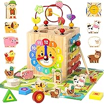 モンテッソーリ　知育玩具 動物・生物パズル　♪5個セット♪　Montessori モンテッソーリ 知育玩具 動物・生物パズル ♪5個セット