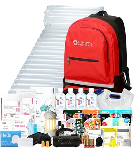 Amazon | LA・PITA 防災セット SHELTERプレミアム 2人用 【NS