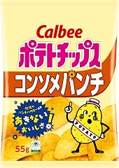カルビー ポテトチップスコンソメパンチ 55g×16袋
