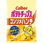 カルビー ポテトチップスコンソメパンチ 55g×16袋