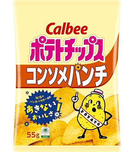 Amazon.co.jp: カルビー ポテトチップス コンソメパンチ 60g × 12袋