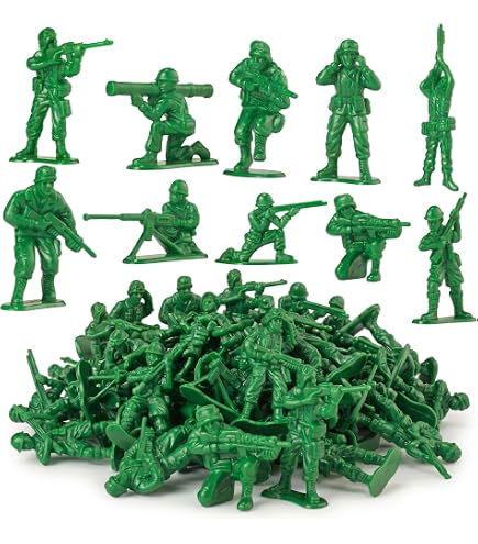 Amazon.co.jp: TimMee プラスチックアーミーメン - グリーン 48ピース