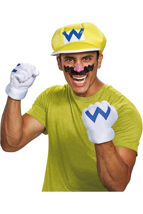 TISOSO Super Mario Bros Hat Wario 