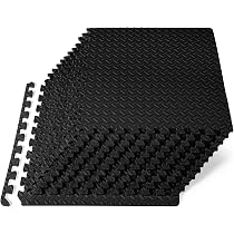 Amazon | ProsourceFit Puzzle Exercise Mat ½ in, EVA Interlocking