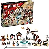 LEGO NINJAGO Ninja Training Center 71764 Building Kit Featuring NINJAGO Zane and Jay, a Snake Figure and a Spinning Toy; Cons