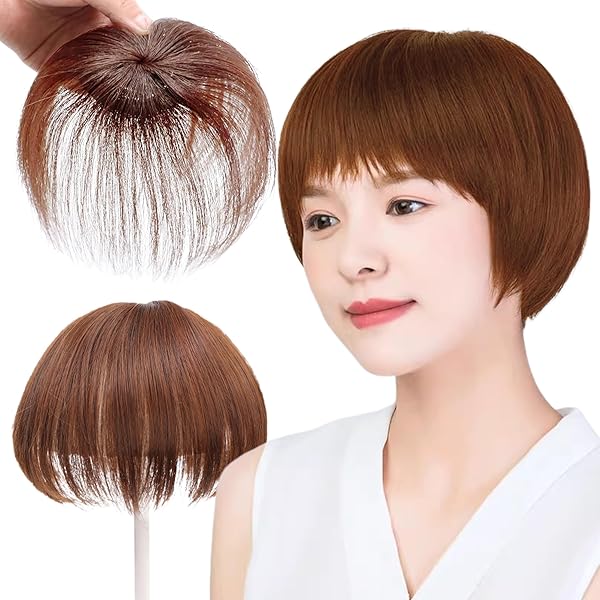 Amazon.co.jp: GFun 部分ウィッグ ヘアピース 頭頂部 女性用 つむじ