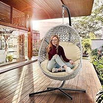 Amazon.co.jp: PRIVATE GARDEN 大型ハンギングエッグチェア