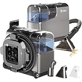 スチームクリーナー【2026強化モデル・日本チーム開発・業界初の収納設計・吸引力20000Paに進化・100℃高温スチーム・吸引深度9cm・吸引効率20%向上・静音性能20%UP・3000ml大容量デュアルタンク】1台4役 音声ガイド 自動洗浄機能