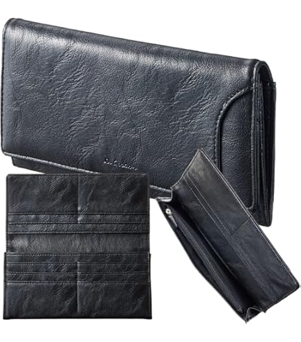 阪神タイガース 牛革長財布 ブラック Tigersラウンドジップウォレット - 阪神タイガース公式