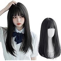 Amazon.co.jp: East Leaf 黒髪 ウィッグ ロング ストレート フル