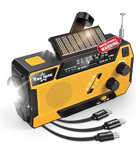 Kaito KA336 Emergency AM FM NOAA Weather Alert Radio With Solar And Crank Dynamo Am Fm Wb Weather Led Flashlight Charger 076831bc A24f 4a9a Ac7b B32d5b0d0b86.ccb351aca058fb169be1be3bd534c9fc - View #5