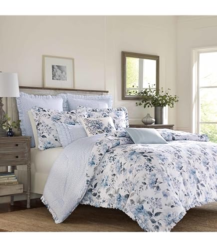Amazon｜Laura Ashley Home – キング掛け布団カバーセット