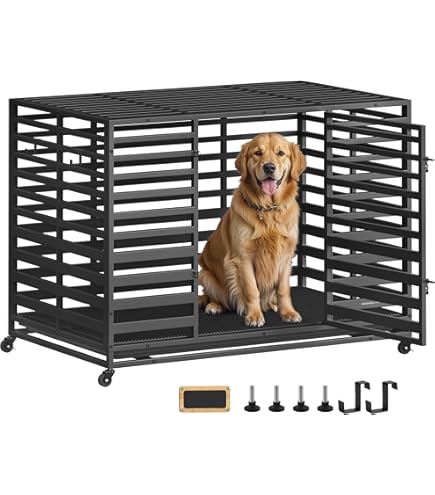 Amazon.co.jp: DAWNSPACES ドッグクレート 家具 72インチ 高耐久