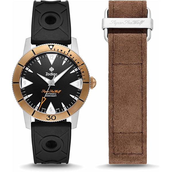 Amazon.co.jp: Zodiac メンズ SUPER SEA WOLF COMPRESSION ステンレス