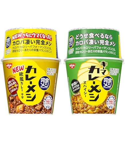 Amazon.co.jp: 完全メシ 日清食品 カレーメシ 欧風カレー 6食