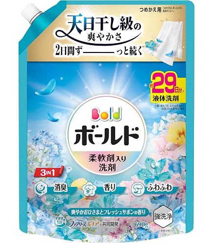 Amazon.co.jp: ボールド 液体 プレミアムブロッサムの香り 柔軟剤入り