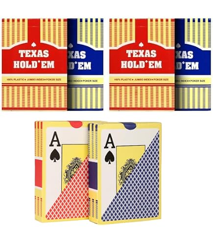 Amazon.co.jp: ポーカー TEXAS HOLD`EM プラスチックトランプ ポーカー