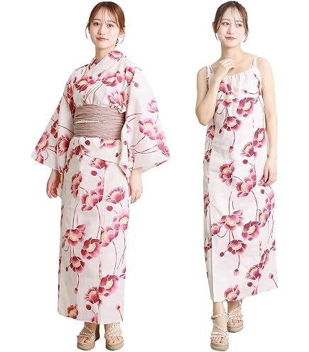 Amazon.co.jp: dita 浴衣 凪の藤ながれ 浴衣5点セット 身丈：163cm