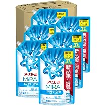 Amazon.co.jp: アリエール ミライ 超濃縮 液体【ケース品】大容量