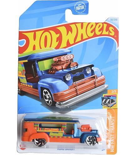 Hot Wheels Einzelauto ROAD BANDIT HTD27 – Maßstab 1:64, Mit Realistischen Details