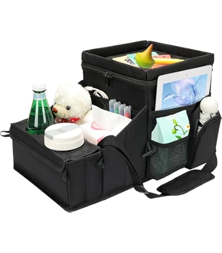 Organizer Per Sedile Posteriore Mixsuper Per Kia Telluride 2020-2024 | In Pelle, Con Scomparti, Porta Giocattoli E Accessori - 5