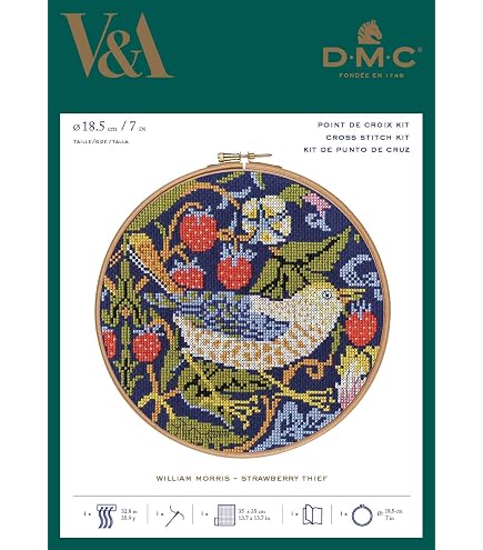 Amazon | ディーエムシー (DMC) 輸入刺しゅうキット William Morris