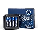 TENAVOLTS Rechargeable AA Lithium Battery with USB Charger, 1.5V 2800mWh Pre-Charged Batteries, Constant Voltage Output, 1.8H