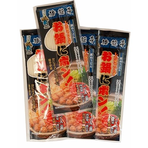 田靡製麺 播龍亭 お鍋にポン！ 細めうどん