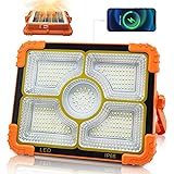 【 新登場 投光器 省エネモード】FEZOOM 投光器 LED 充電式 13000LM 作業灯 100W 投光器 led 屋外 12000mAh大容量 ワークライト マグネット付 ソーラー充電/Type-c充電 5色切替 赤青点滅モード ledライト