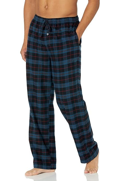 100% Cotton Plaid Flannel Pajama Pants 