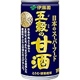 伊藤園 日本のスーパーフード 五穀の甘酒 (缶) 190g ×30本