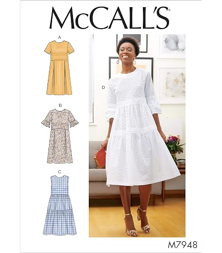 Burda Style Sewing Pattern Women's A-Line Dress Size 16-28 : Amazon.com.au:  Home