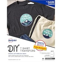Avery Printable T-Shirt Transfers, for 