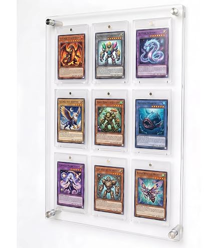 Amazon.co.jp: 9枚のカードアクリル製トレーディングカード